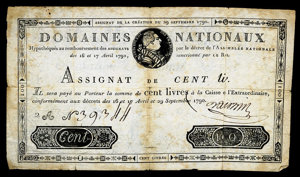 assignat 1790